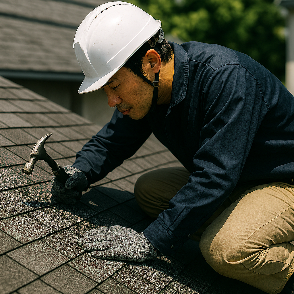 職人による現地調査